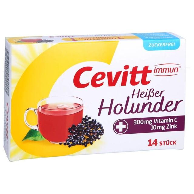 CEVITT immun heißer Holunder zuckerfrei Granulat product image