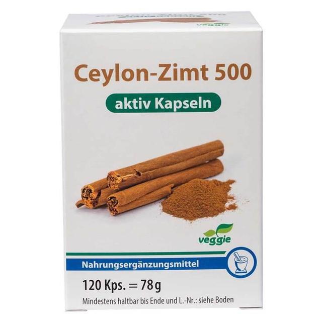 CEYLON-Zimt 500 aktiv Kapseln product image