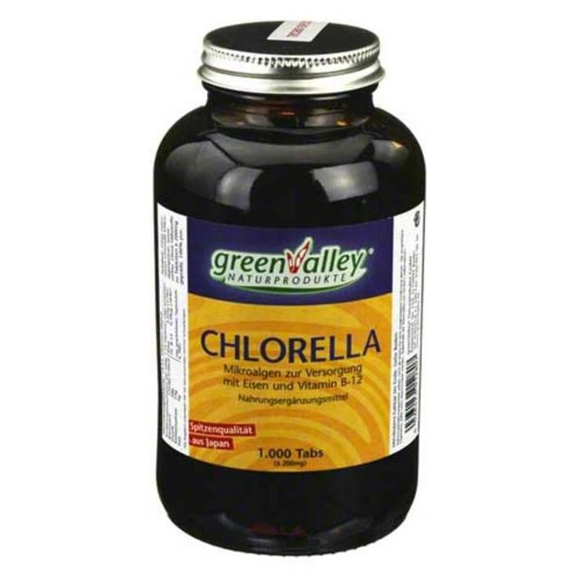 Chlorella Greenvalley 200 mg Tabletten, 1000 St Tabletten product image