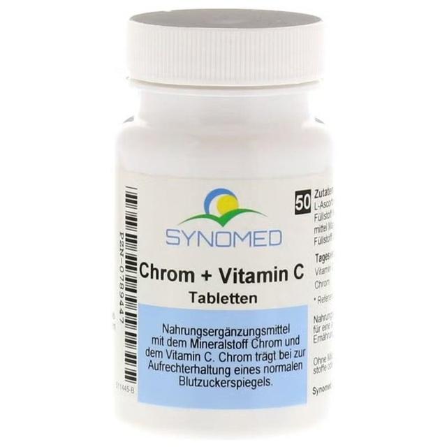 Chrom + Vitamin C Tabletten, 50 St Tabletten product image