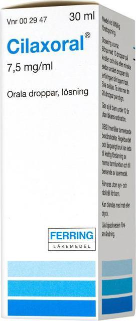 Cilaxoral orala droppar 7,5 mg/ml 30 ml product image