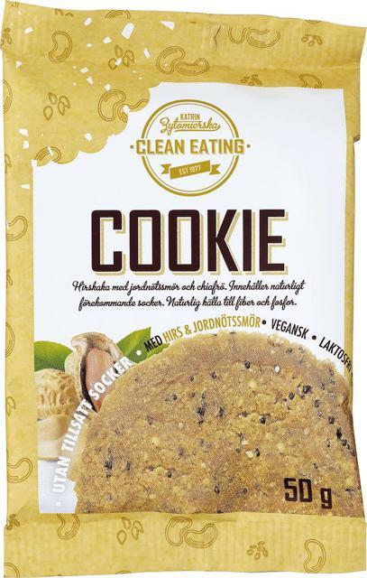 Clean Eating Cookie Hirs och Jordnötssmör 50 g product image