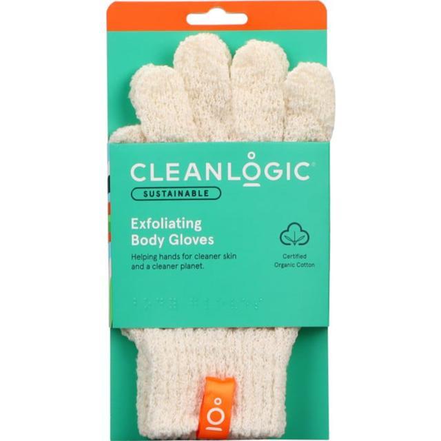 Clean Logic Sustainable Exfoliating Body Gloves product image
