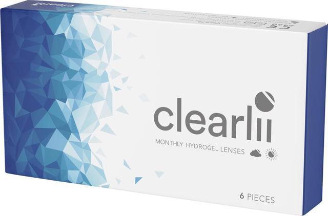 Clearlii Monthly Hydrogel månadslinser -2.50, 6 st product image