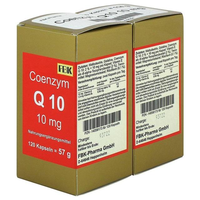 Coenzym Q10 10 mg Kapseln, 240 St Kapseln product image