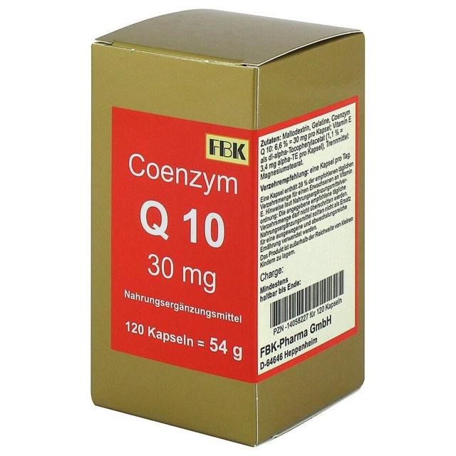 Coenzym Q10 30 mg Kapseln 120 Stück product image