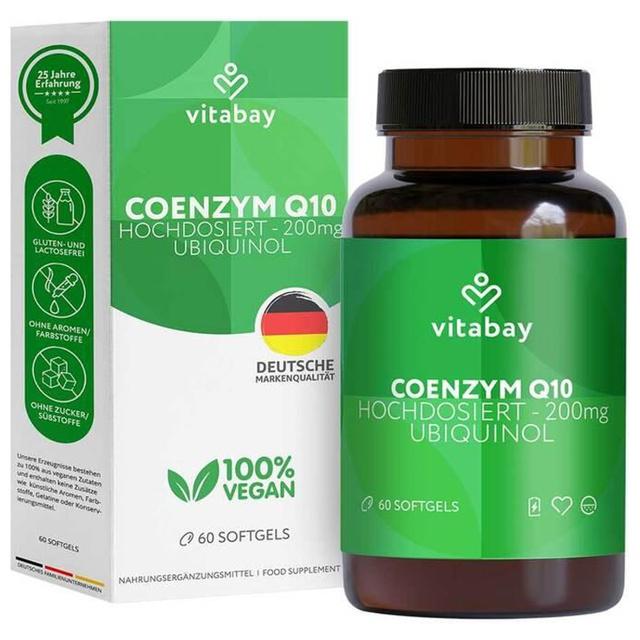 COENZYM Q10 UBIQUINOL 200 mg hochdosiert Weichkps. product image