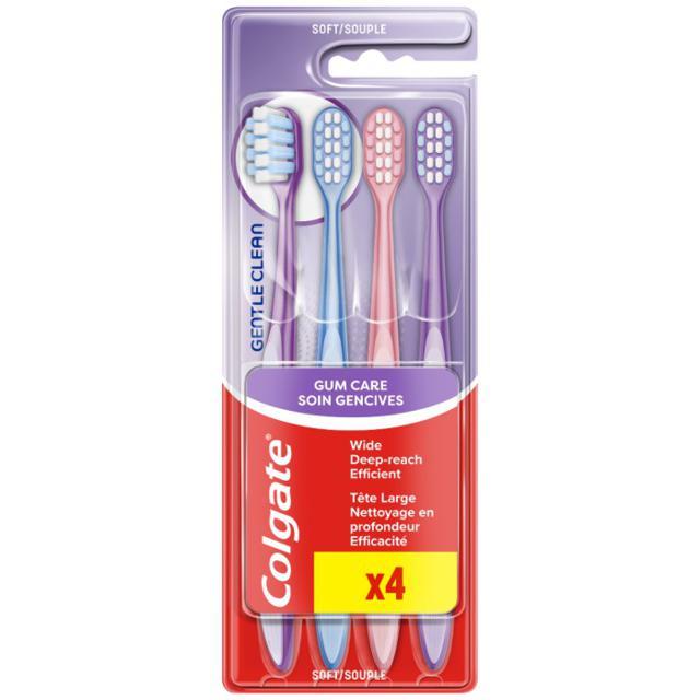 Colgate Tandborste Gentle Clean Gum Soft 4-pack product image