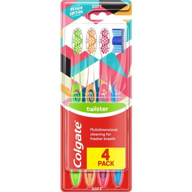 Colgate Twister Tandborste Twister Soft, 4 st product image