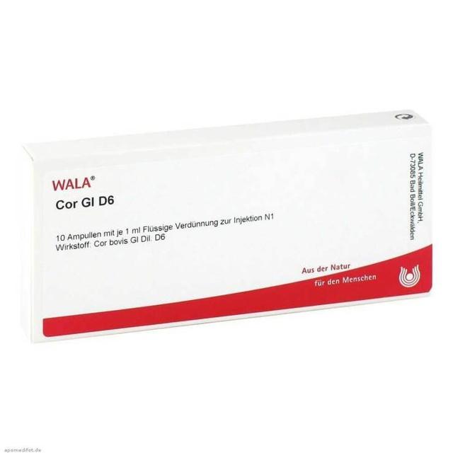 Cor GL D 6 Ampullen, 10X1 ml Ampullen product image