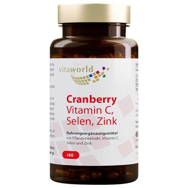 CRANBERRY VITAMIN C+Selen+Zink Kapseln product image