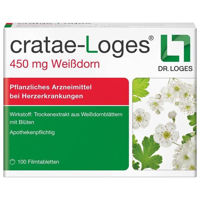 CRATAE-LOGES 450 mg Weißdorn Filmtabletten product image