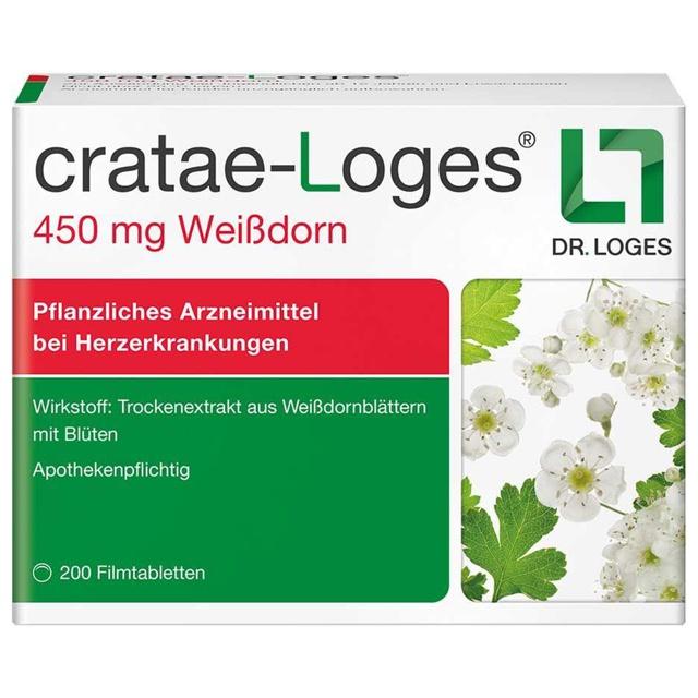CRATAE-LOGES 450 mg Weißdorn Filmtabletten product image