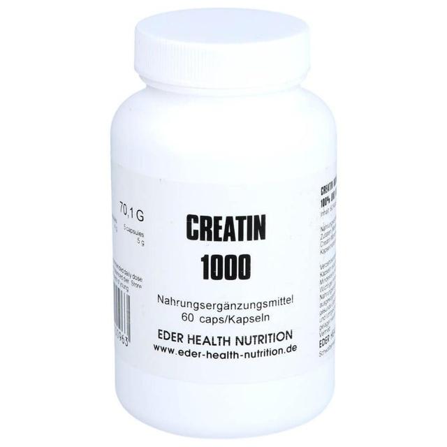Creatin 1000 Pulver Kapseln, 60 St Kapseln product image