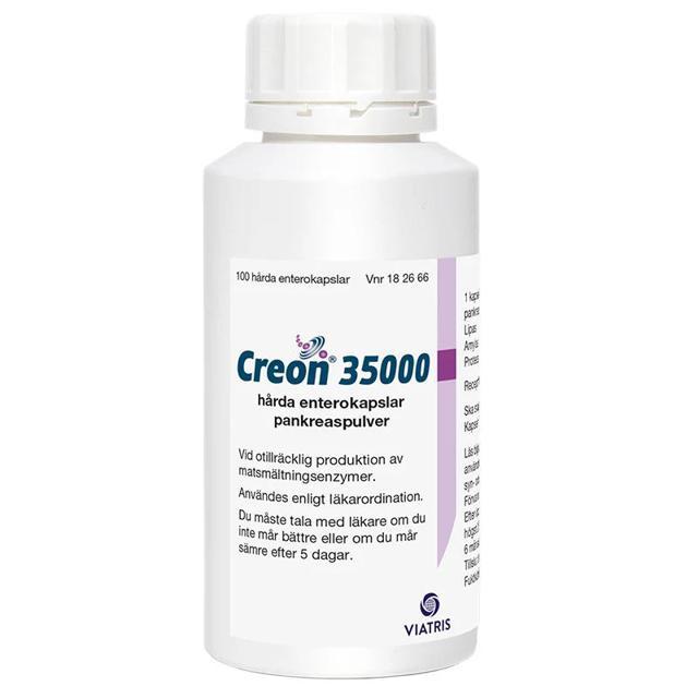 Creon 35000, enterokapsel, hård Viatris AB, 100 st product image