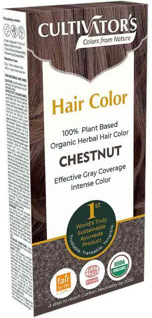 Cultivator's Organic Herbal Hair Color Chestnut 1 st product image