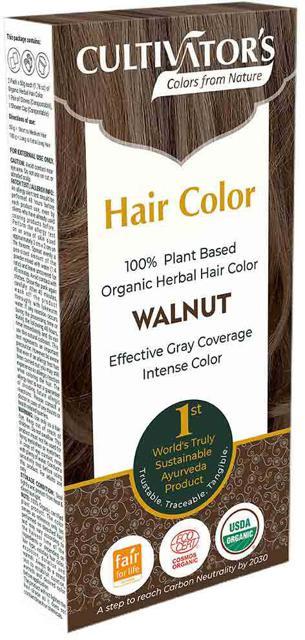Cultivator's Organic Herbal Hair Color Walnut 1 st product image