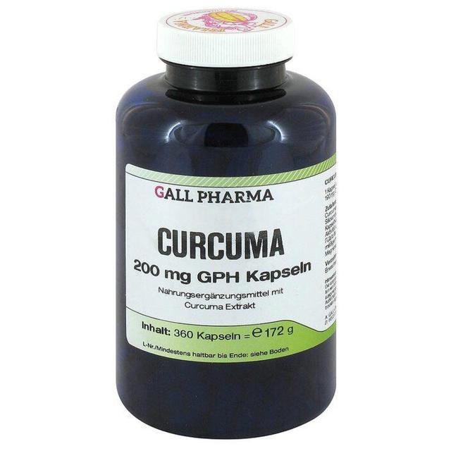 Curcuma 200 mg Kapseln, 360 St Kapseln product image