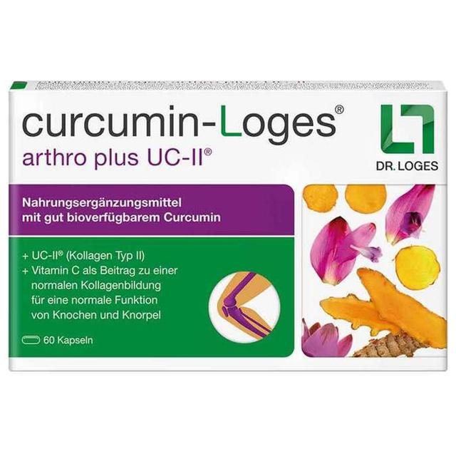 Curcumin-Loges arthro plus UC-II Kapseln, 60 St Kapseln product image
