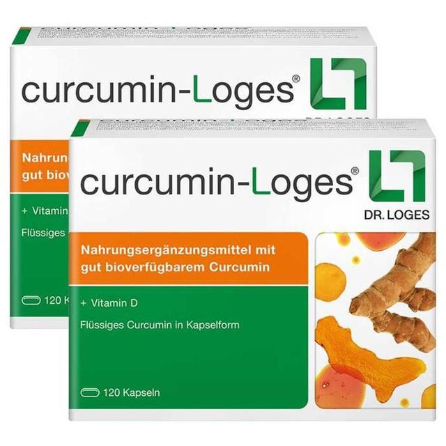 Curcumin-loges Kapseln, 2x120 St Kapseln product image
