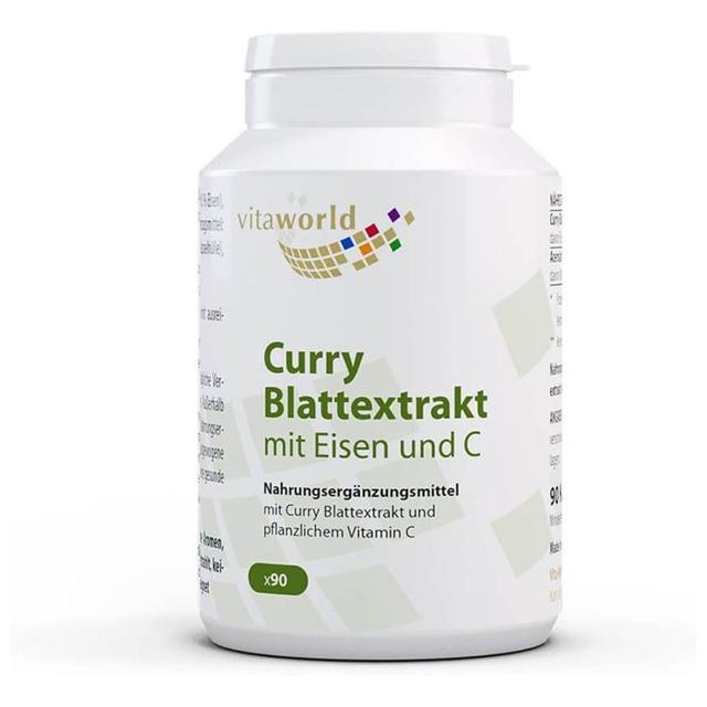 CURRY BLATTEXTRAKT mit Eisen und C Kapseln product image