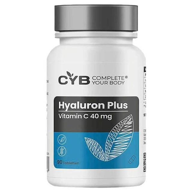 Cyb Hyaluron Plus Vitamin C + B12 + Zink vegan Kapseln, 90 St Kapseln product image