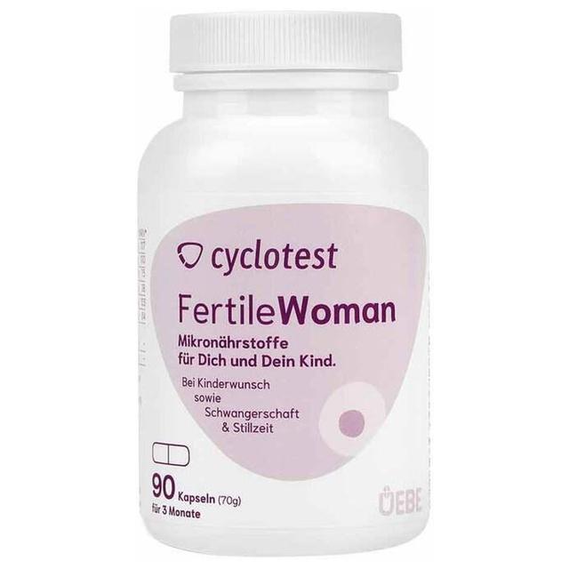 Cyclotest fertile woman Mikronährstoffe Kapseln, 90 St Kapseln product image