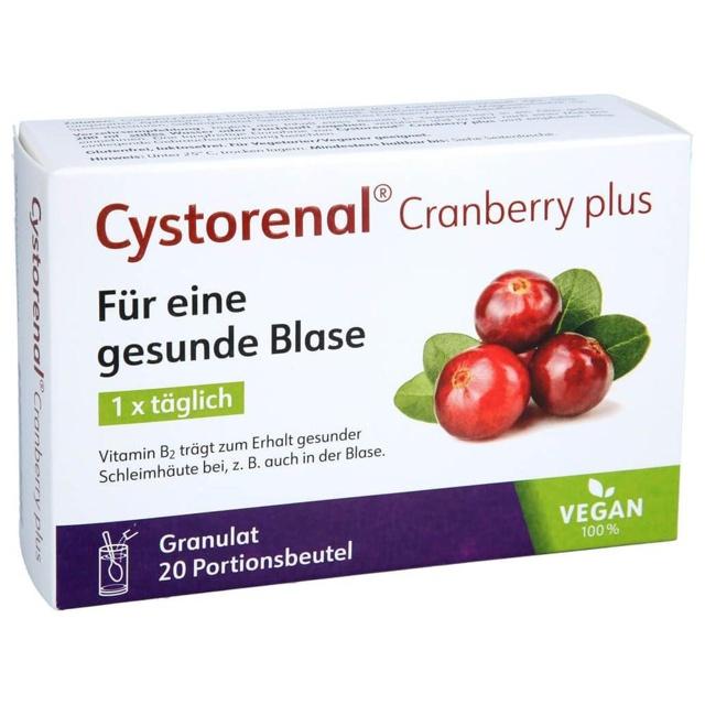 CYSTORENAL Cranberry plus 20 St Granulat product image