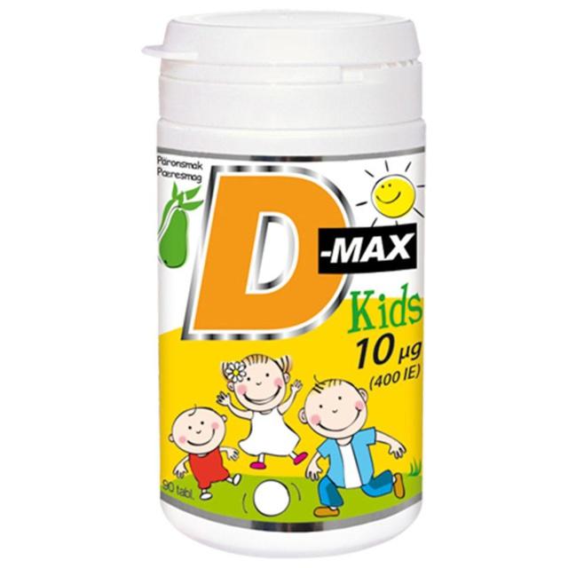 D-Max KIDS Tuggtabletter 10 ug 90 st product image