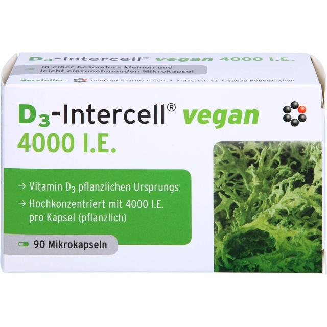 D3-INTERCELL vegan 4.000 I.E. Kapseln product image