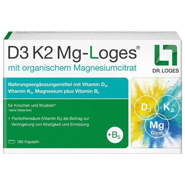 D3 K2 Mg-Loges Kapseln product image