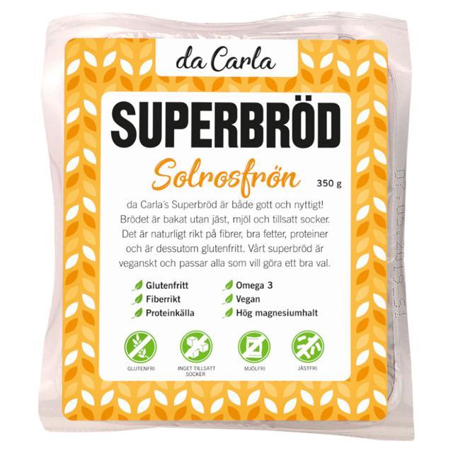 Da Carla Superbröd Solrosfrön 350g product image