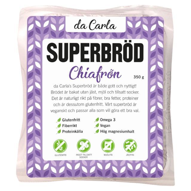 Da Carla Superbröd Chiafrön 350g product image