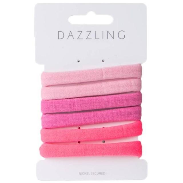Dazzling Hårsnoddar mjuka Rosa 6-pack product image