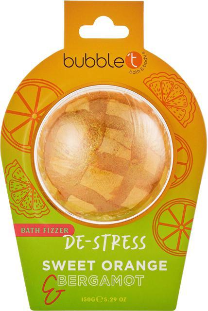 De-stress Sweet Orange Bath Fizzer, 150 g product image