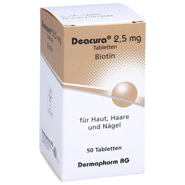 DEACURA 2,5 mg Tabletten product image