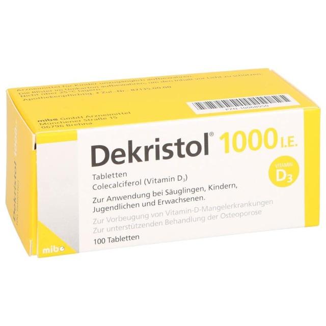 DEKRISTOL 1.000 I.E. Tabletten product image