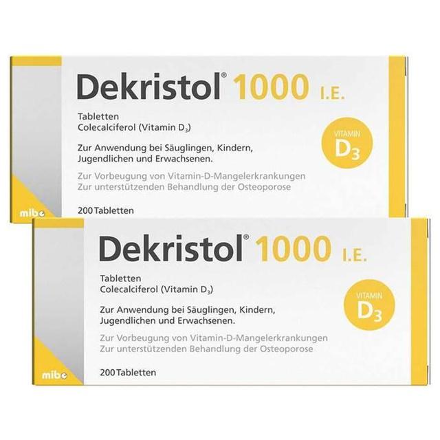 Dekristol 1.000 I.E. Tabletten, 2x200 St Tabletten product image