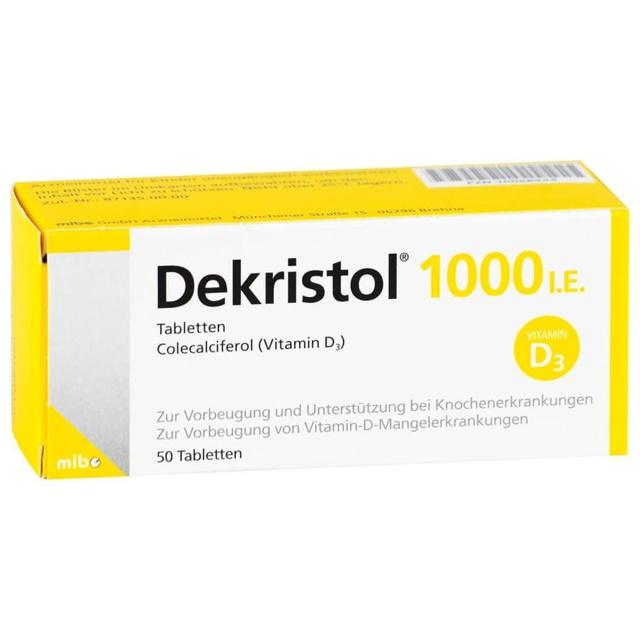 DEKRISTOL 1.000 I.E. Tabletten product image