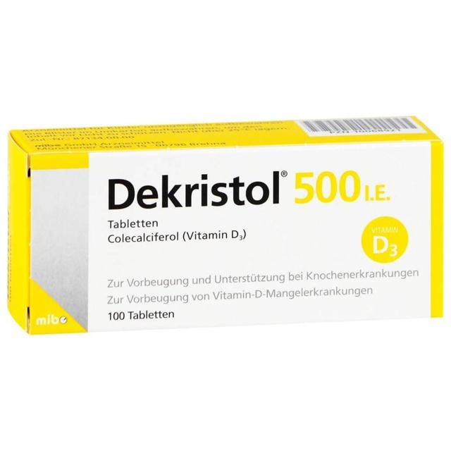 DEKRISTOL 500 I.E. Tabletten product image
