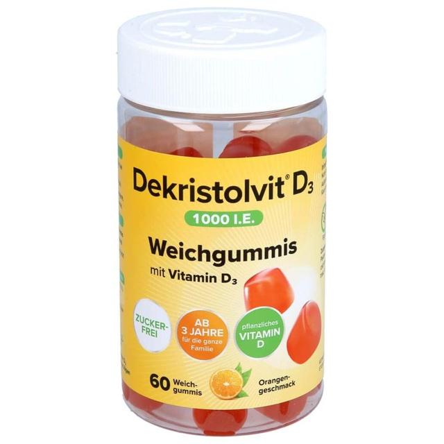 Dekristolvit D3 1000 I.E. Weichgummis 60 St product image