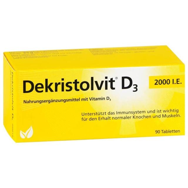 Dekristolvit D3 2.000 I.E. Tabletten, 90 St Tabletten product image