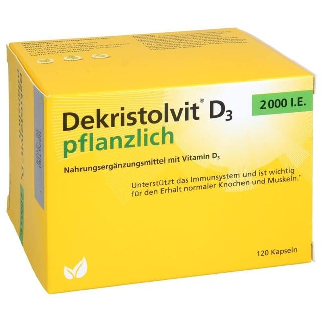 DEKRISTOLVIT D3 2000 I.E. pflanzlich Kapseln product image