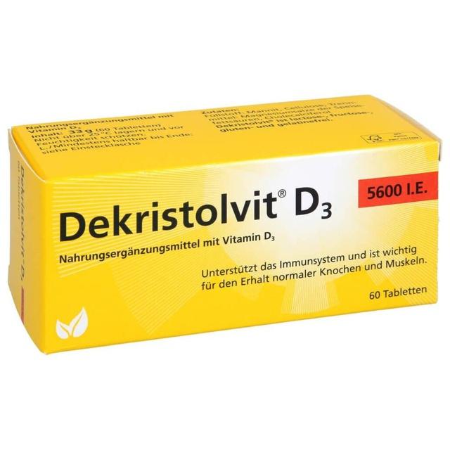 Dekristolvit D3 5.600 I.E. Tabletten, 60 St Tabletten product image