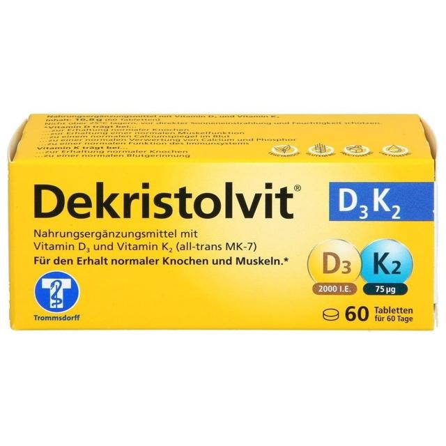 Dekristolvit D3 K2 2000 I.E. 60 St Tabletten product image