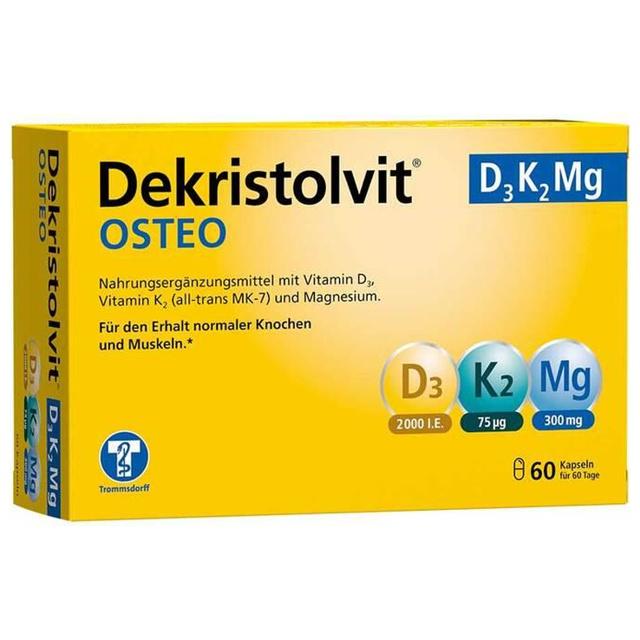 Dekristolvit OSTEO D3 K2 Mg 60 St Kapseln product image
