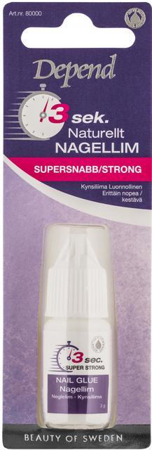 Depend 3 Sek Naturellt Nagellim product image