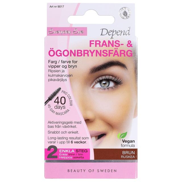Depend Frans- & Ögonbrynsfärg Brun product image