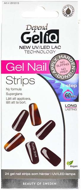 Depend Gel iQ Gel Nail Strips Turtle Shell product image