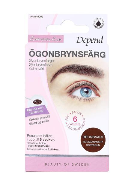 Depend Ögonbrynsfärg Brunsvart product image